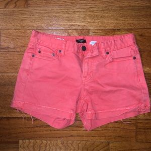 J.Crew Shorts size 2 Bright Orange